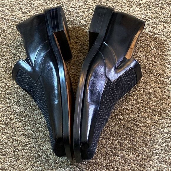 VTG, ZENGARA FASHION Dress Shoes Men\'s Black Leather Loafers Size 8 US main image 4